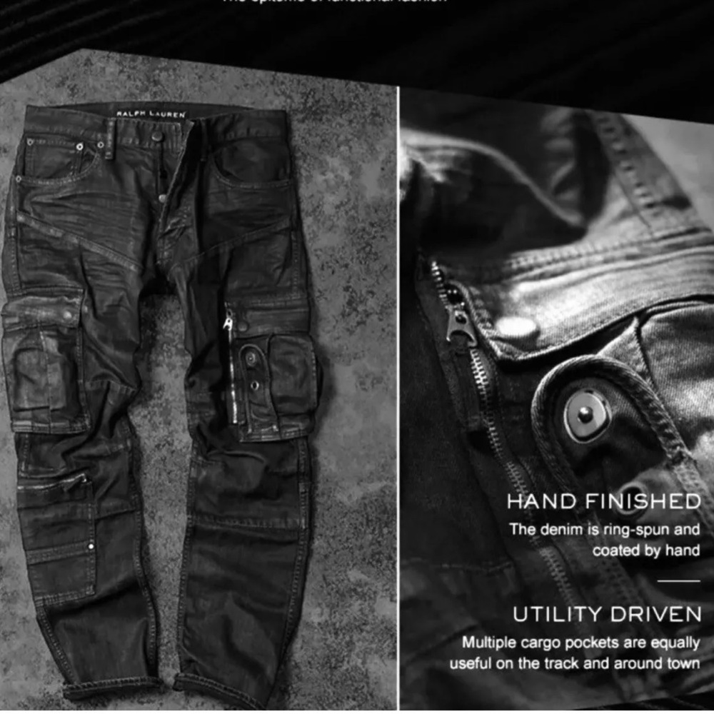 Ralph Lauren Black Label‎ Moto WFL Jeans Women’s Size 26 NWT